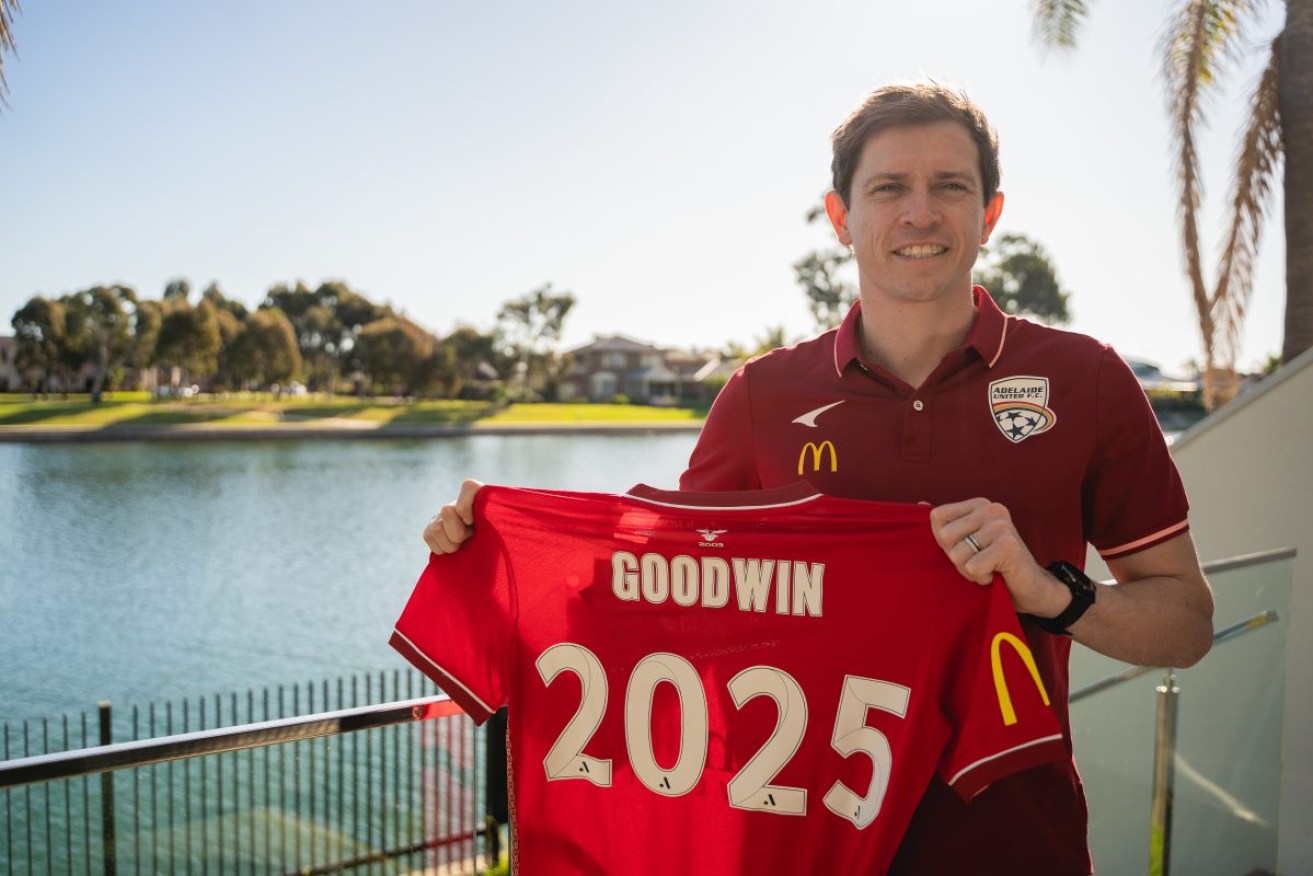 Craig Goodwin has signed a three-year contract with United to play to 2025. Photo: Adelaide United