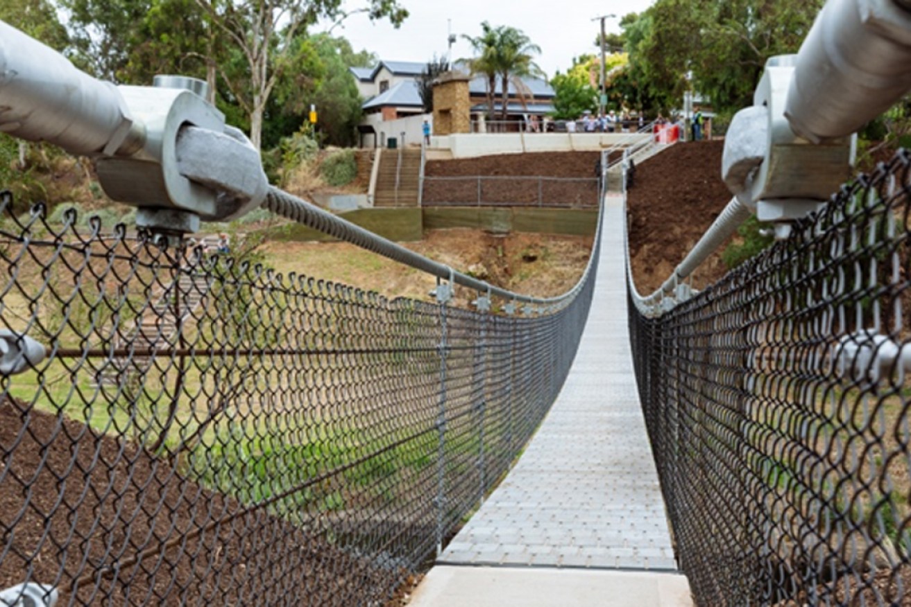 The GIlberton Swing Bridge in Adelaide's eastern suburbs is one of many projects delivered by A Noble & Son. Photo supplied.