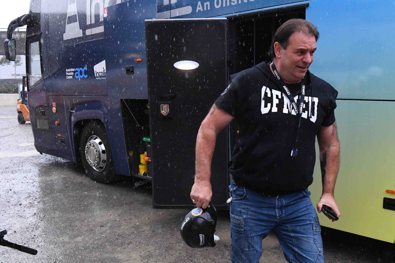 Victorian CFMEU boss John Setka resigned last week ahead of media reports which have plunged the union into crisis. File photo: AAP/James Ross