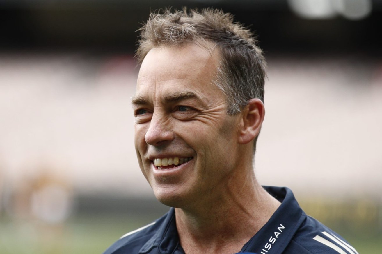 Alastair Clarkson has signed a five-year contract to coach North Melbourne. Photo: AAP/Daniel Pockett