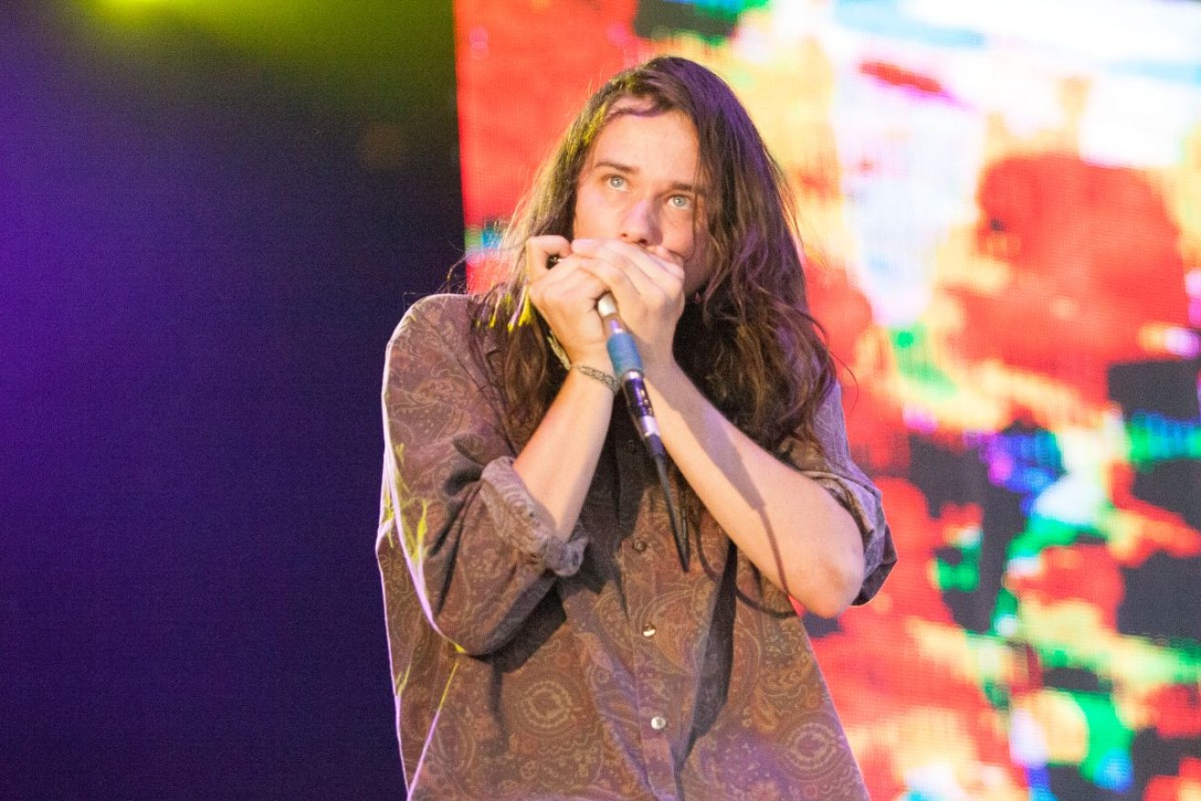 King Gizzard and the Lizard Wizard perform at the 2015 Falls Festival. Photo: AAP/Noise 11/Zo Damage