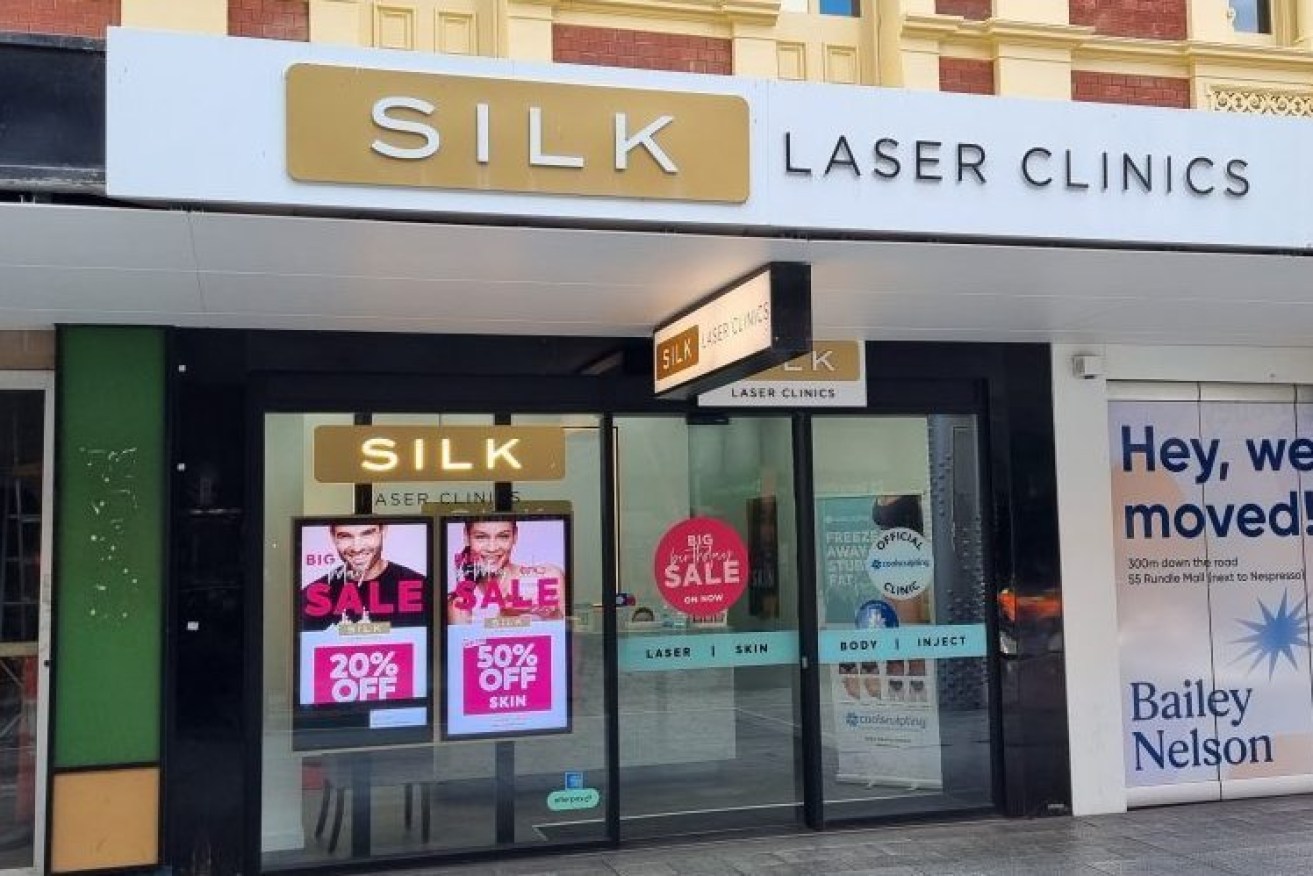 SILK Laser Clincs' Rundle Mall store. Photo: Thomas Kelsall/InDaily