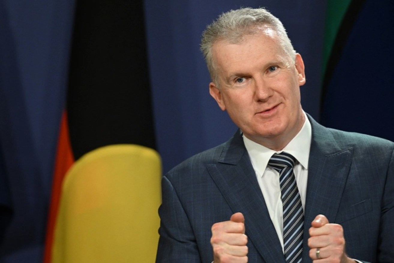 Workplace Relations Minister Tony Burke is steering the Albanese Government's overhaul of industrial relations laws. Photo: AAP
