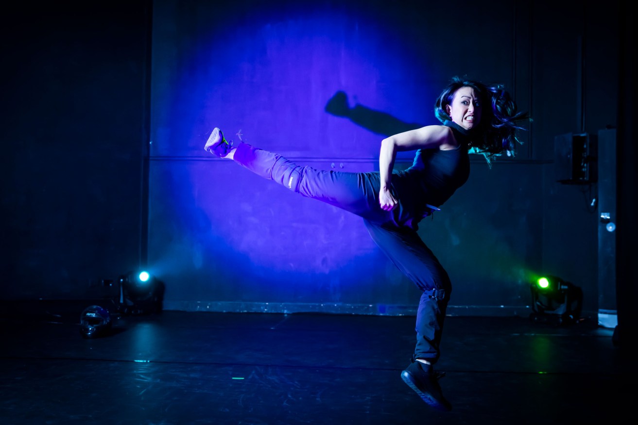 Actor and martial artist Maria Tran shares her story in the OzAsia Festival show 'Action Star'. Photo: Anna Kucera