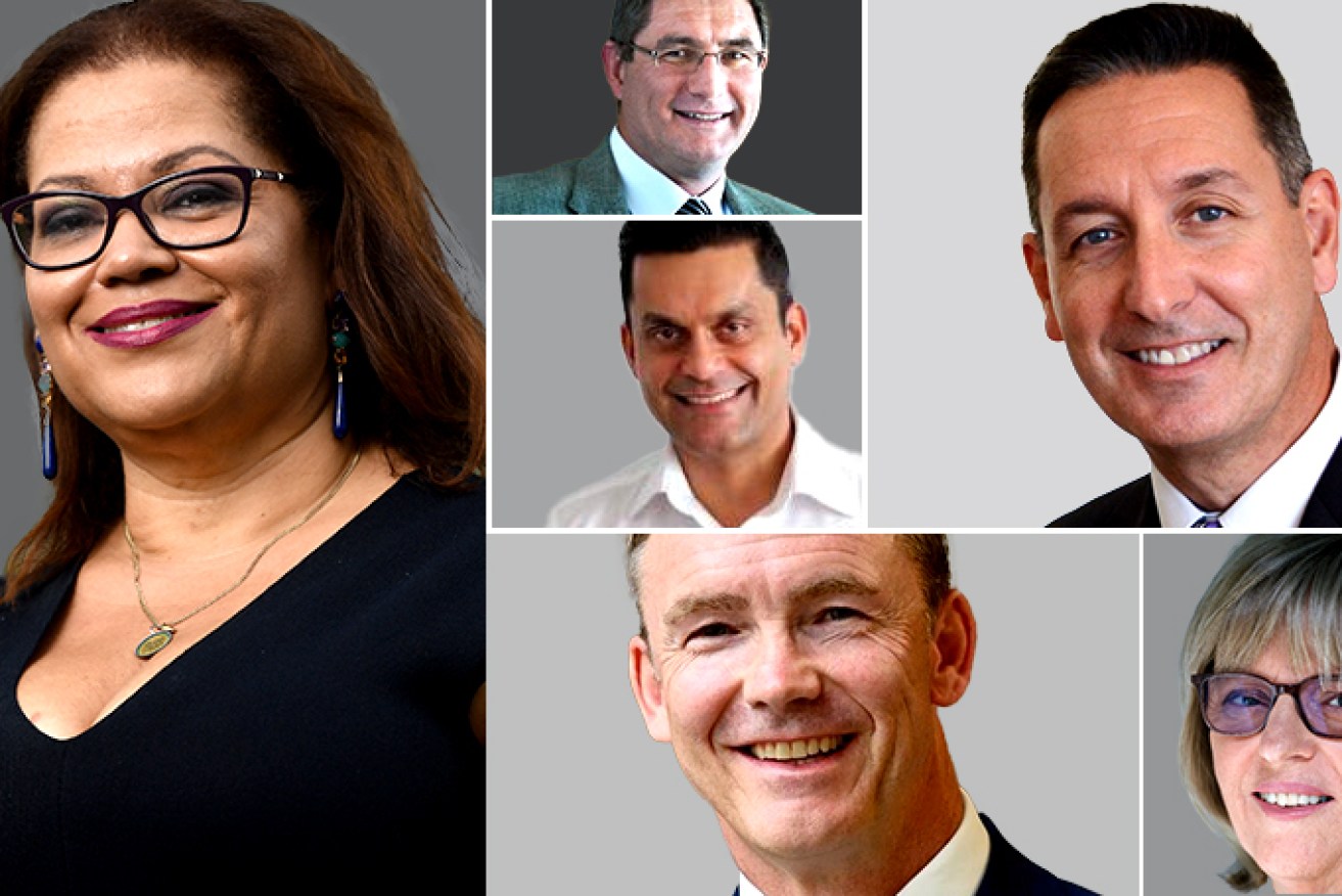 Tanya Hosch (left), Darren Flew (top middle), Dr Arvind Mohais (middle), Marcus Blackburn (bottom middle), Chris Wood (top right) and Jan Ferguson OAM (bottom right) have all be appointed to new positions. 