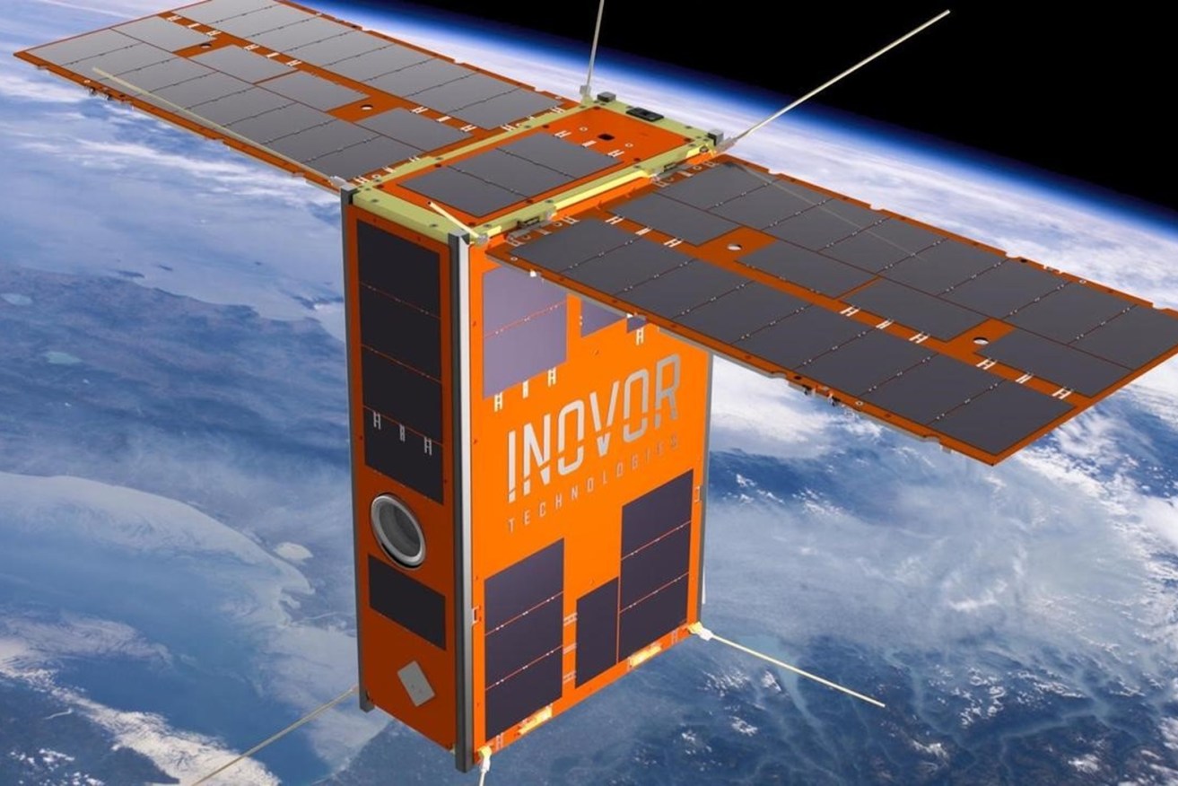 An image of South Australia's first satellite, Kanyini. Image supplied