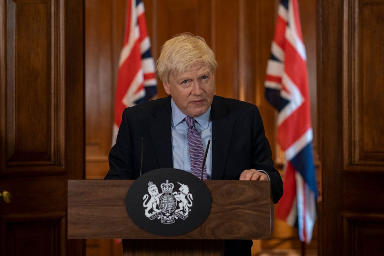 Kenneth Branagh plays Boris Johnson in the six-part series 'This England'. Photo: Phil Fisk / Sky TV