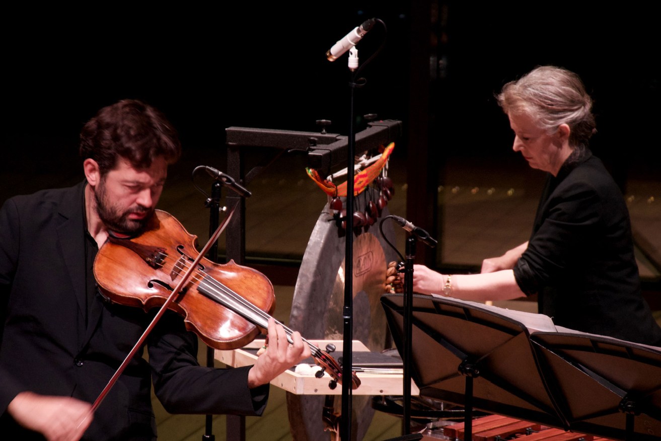 Lawrence Power and Amanda Grigg perform 'Naturale' by Luciano Berio. Photo: Ben Nicholls