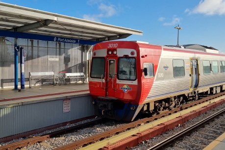 Journey to Adelaide zero-emission trains leaves station