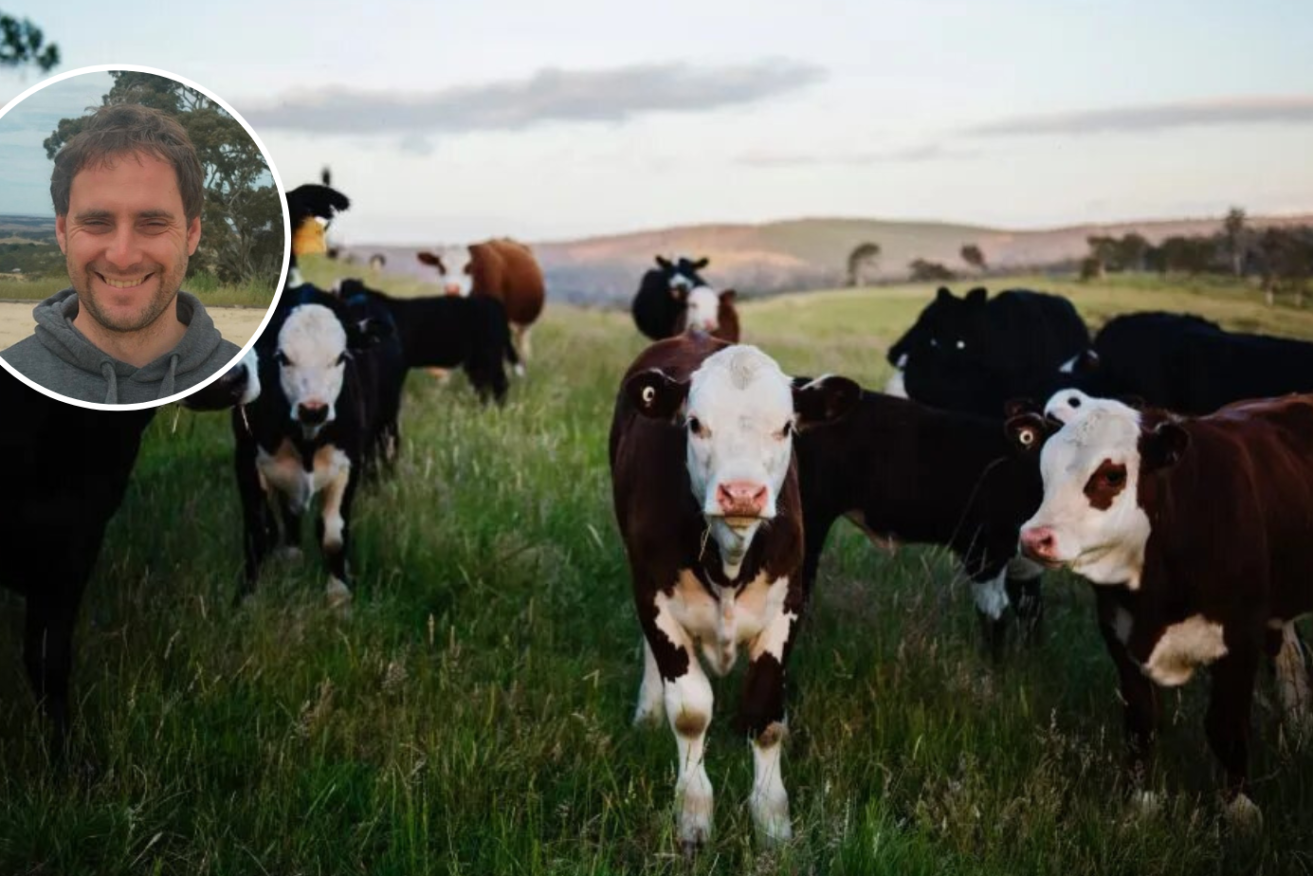 'Half a cow' platform founder and CEO James Gilbert aims to connect customers with producers.  Photo: Supplied