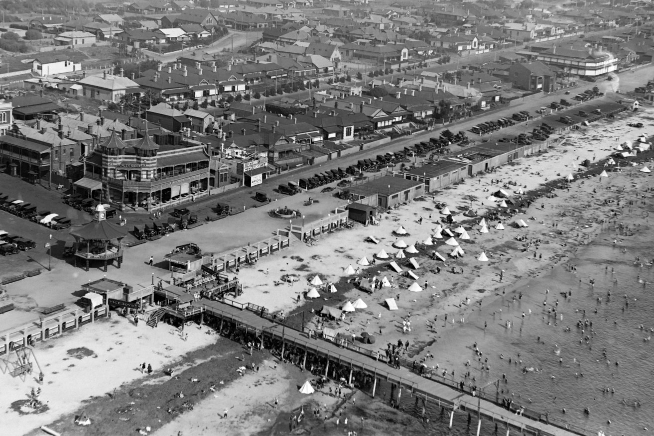 Aerial view of Henley Beach, c. 1930s. Picture: State Library of South Australia/ Douglas Darian Smith