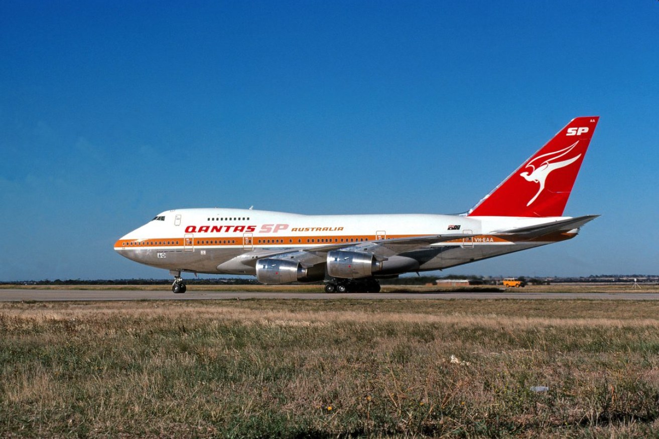 A Qantas 747 in 1981. Photo: AAP/Qantas, Graham Bennet