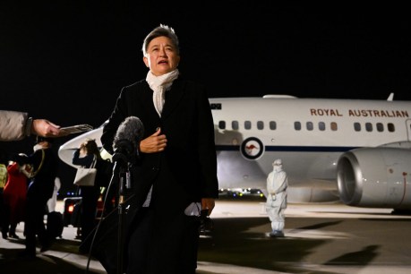 Wong lands in China for historic diplomatic talks