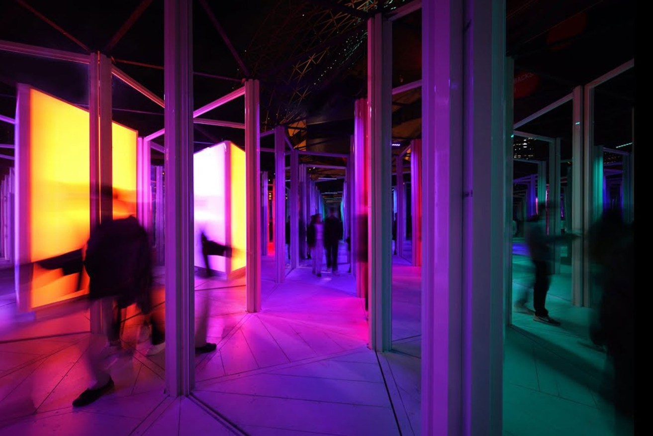 Fringe-goers can immerse themselves in 'Kaleidoscope' in the Garden of Unearthly Delights.