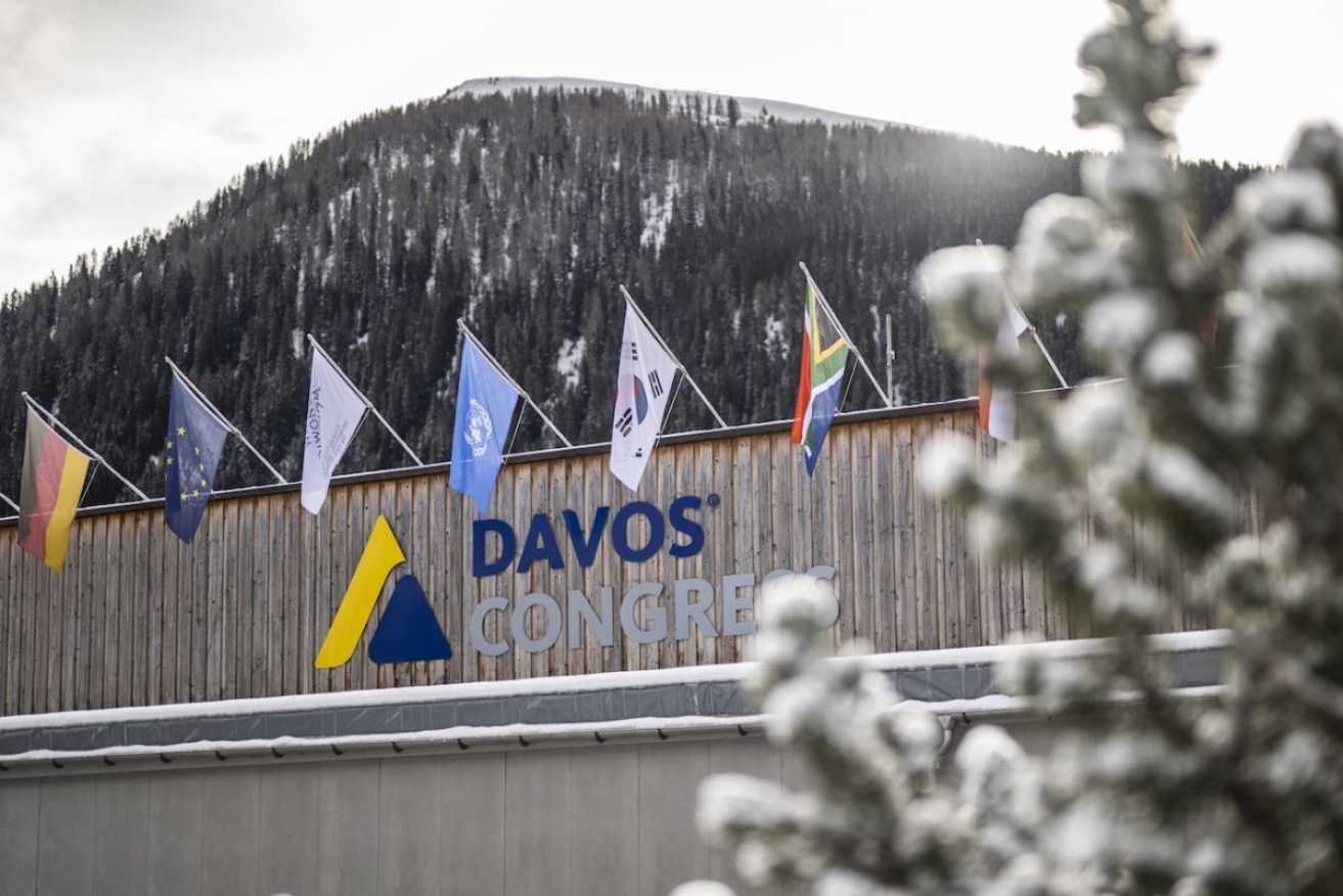 The World Economic Forum meeting in Davos, Switzerland. Photo: EPA/Gian Ehrenzeller