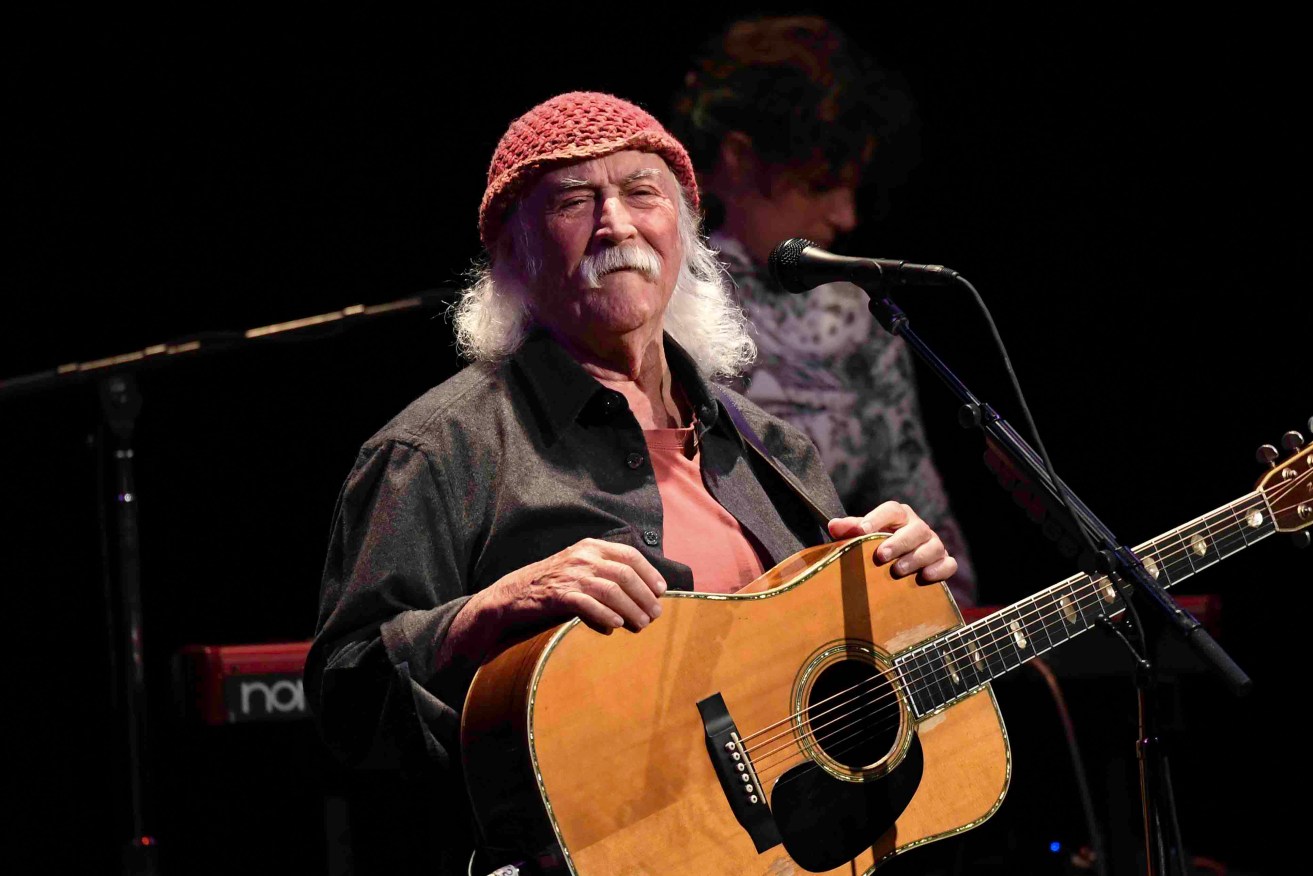David Crosby, pictured at a concert in Fort Lauderdale in 2019. Photo: Ron Elkman/USA TODAY NETWORK/Sipa USA