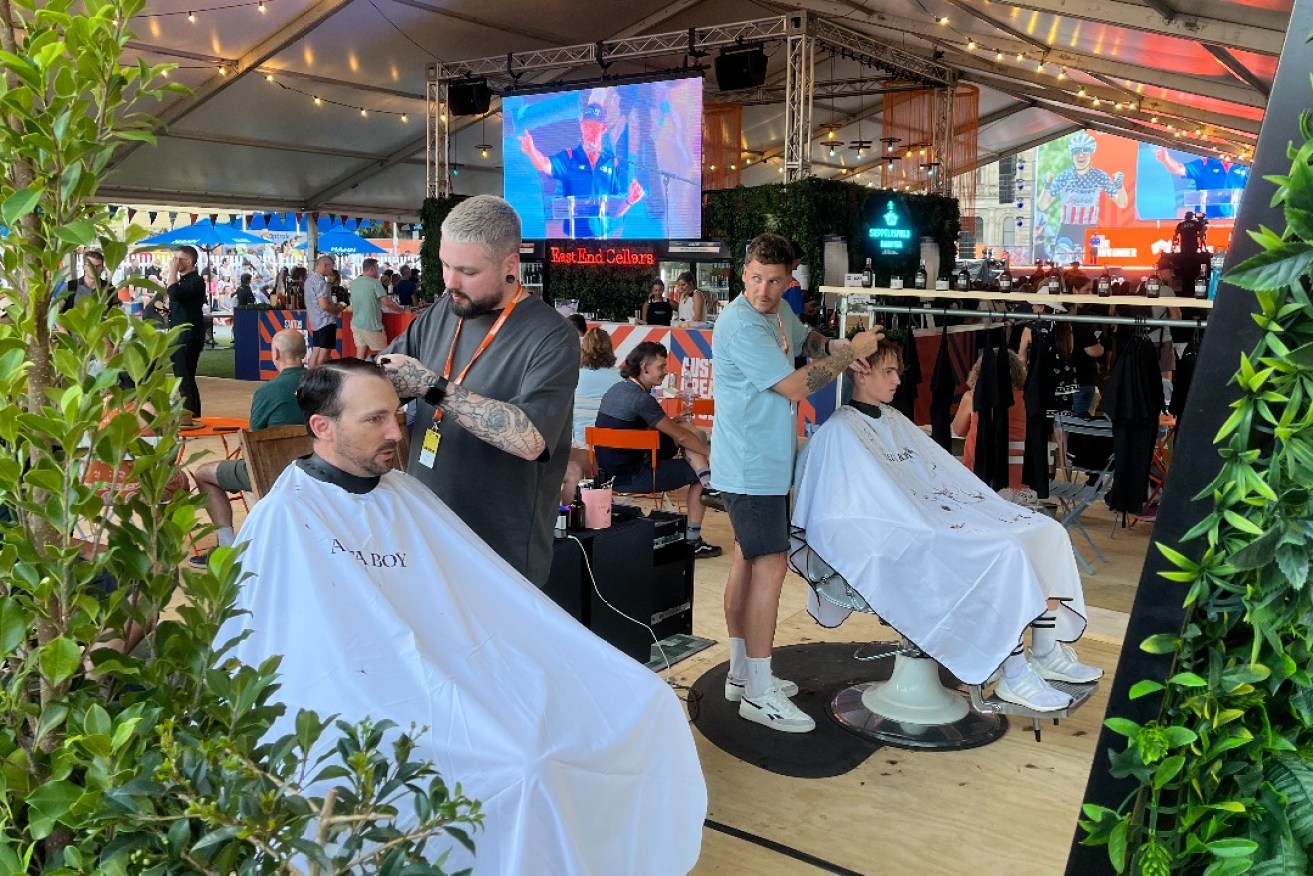 You can get everything from amazing food and drink to a quick haircut at the City of Adelaide Tour Village.