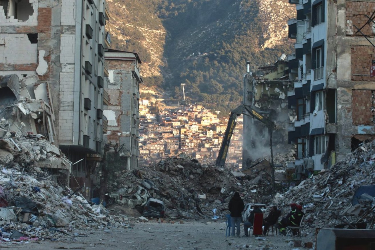 Earthquake damage in Antakya, Turkey. Photo: Serdar Ozsoy/Depo Photos/ABACAPRESS.COM.