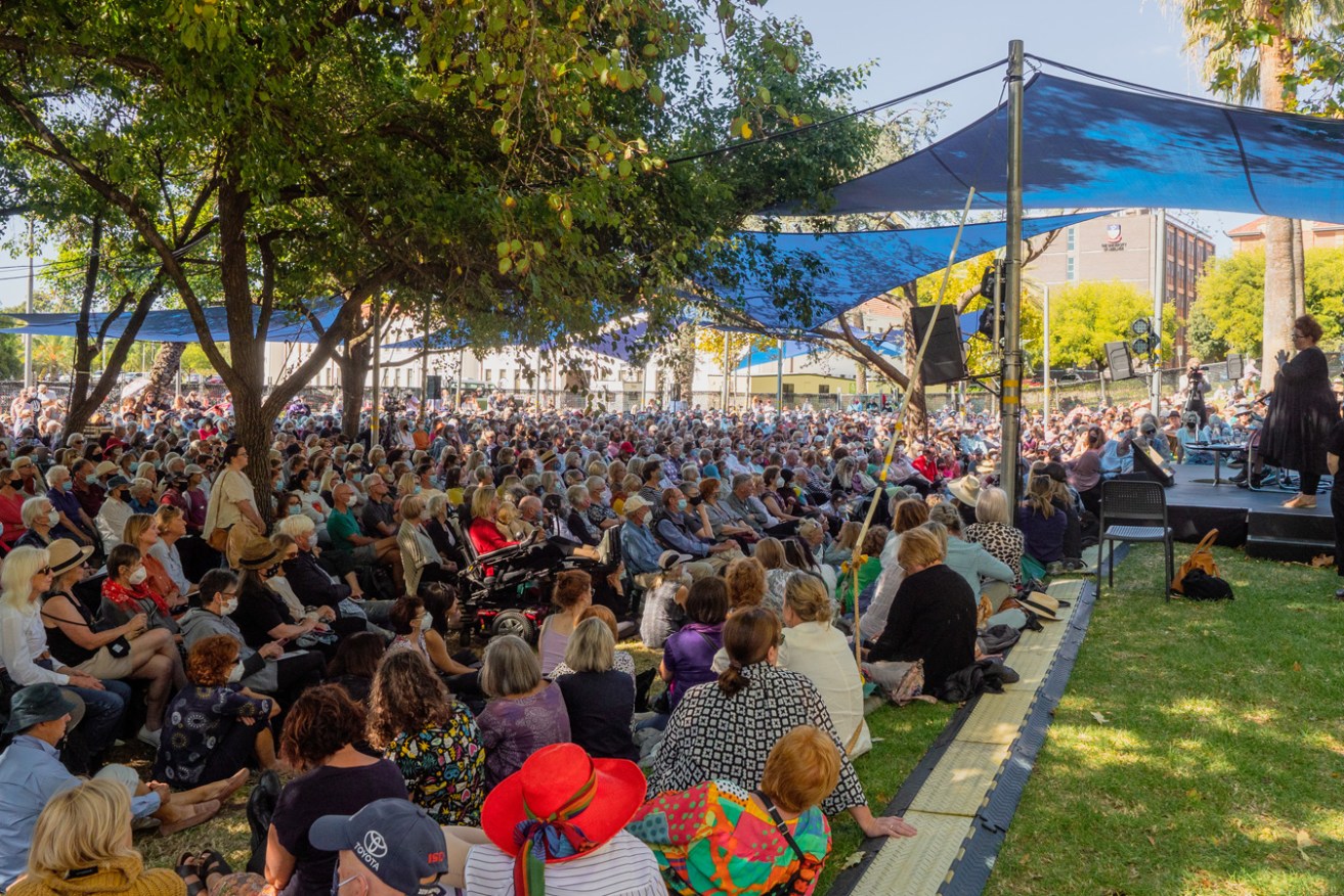 Adelaide Writers' Week in the Pioneer Women's Memorial Garden. Photo: Julia McNab / Adelaide Festival