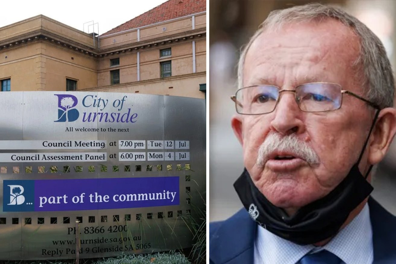 Local Government Minister Geoff Brock and the City of Burnside are disputing the merits of a government-mandated "advice scheme". Photos: Tony Lewis/InDaily