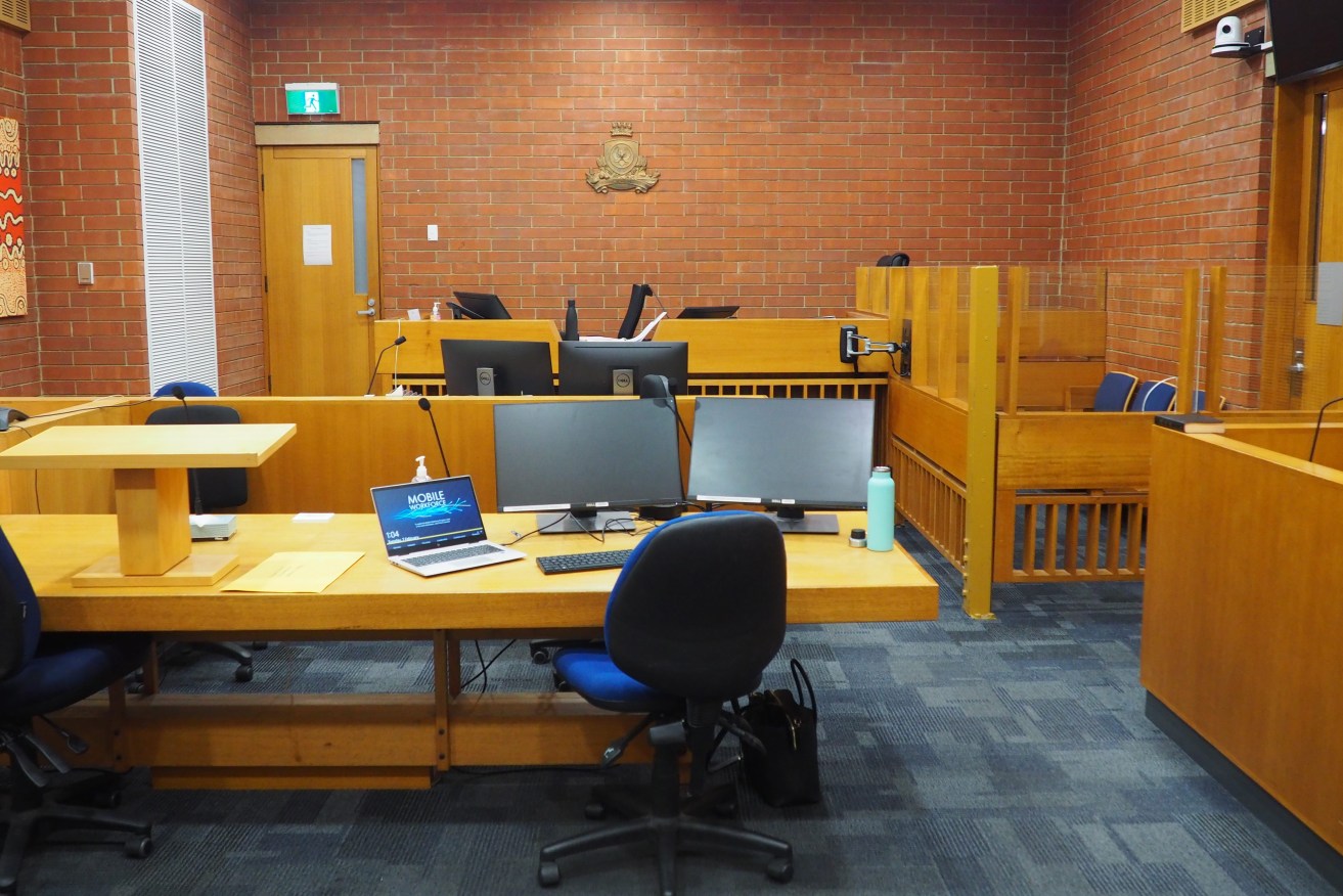 Inside the criminal courtroom at the Adelaide Youth Court on Wright Street. Photo: Stephanie Richards/InDaily 