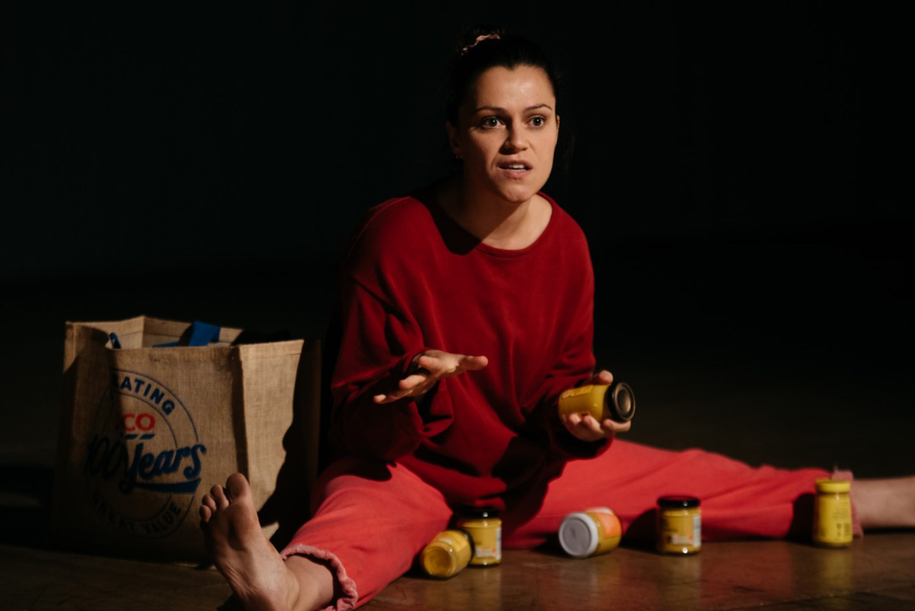 Eva O’Connor in her solo theatre show 'Mustard'. Photo: Jassy Earl