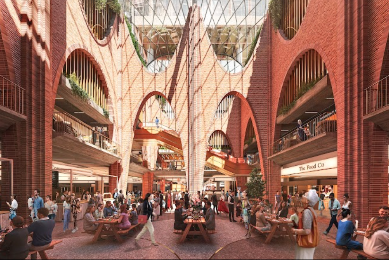 An artist's render of the Central Market Arcade redevelopment. Image: ICD Property