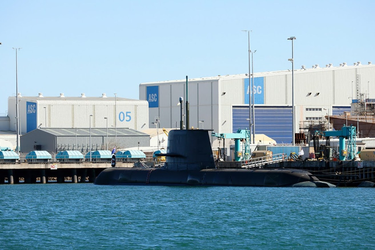 Nuclear-powered submarines will be built at Osborne in SA, the site where Collins Class submarines are maintained. Photo: InDaily 