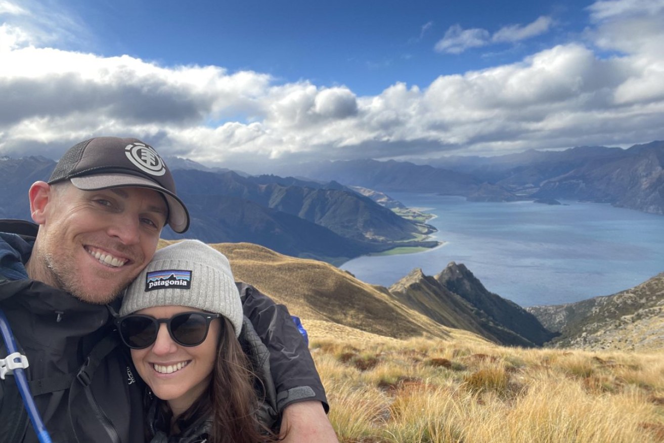 Pictured at Lake Hawea, NZ, tech professionals Andrea Conn and Chris Ball have put roots down in Adelaide