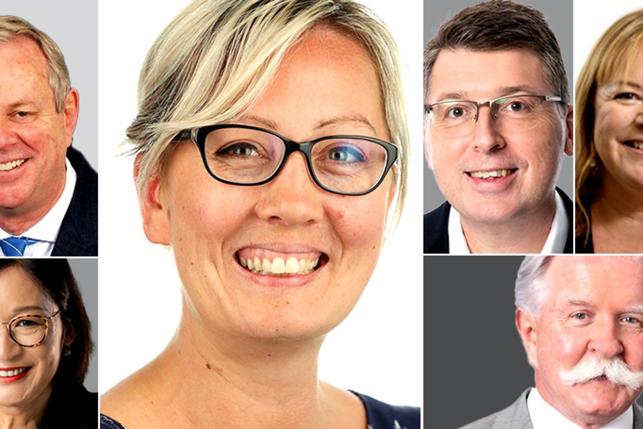 Mike Rann (top left), Lan Snell (bottom left), Tamara Cavenett (centre), Frank Filosi (top right, left), Pippa Webb (top right, right) and Michael Lennon (bottom right) have all been appointed to new positions.