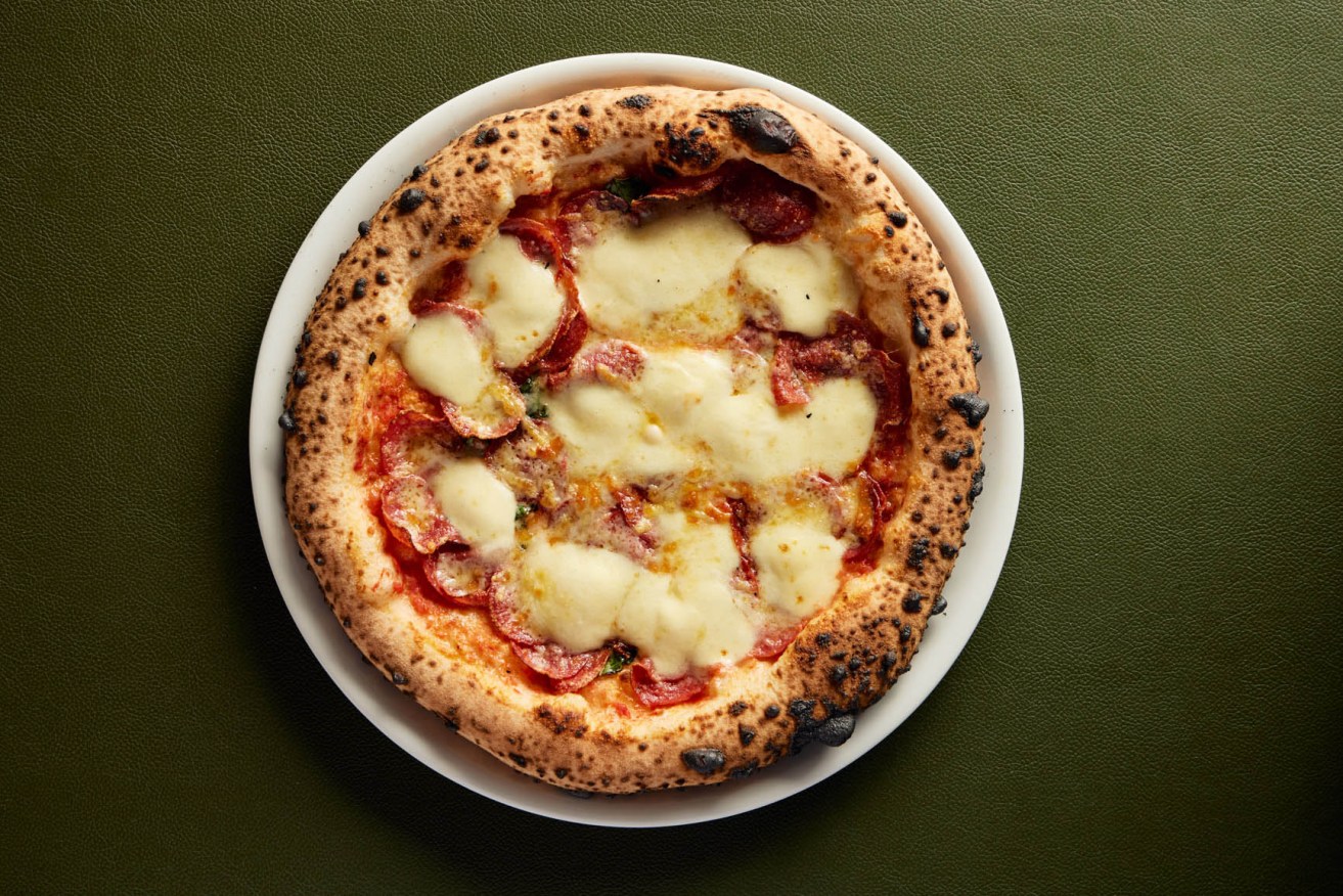 Bandit's pepperoni pizza. Photo: Duy Dash