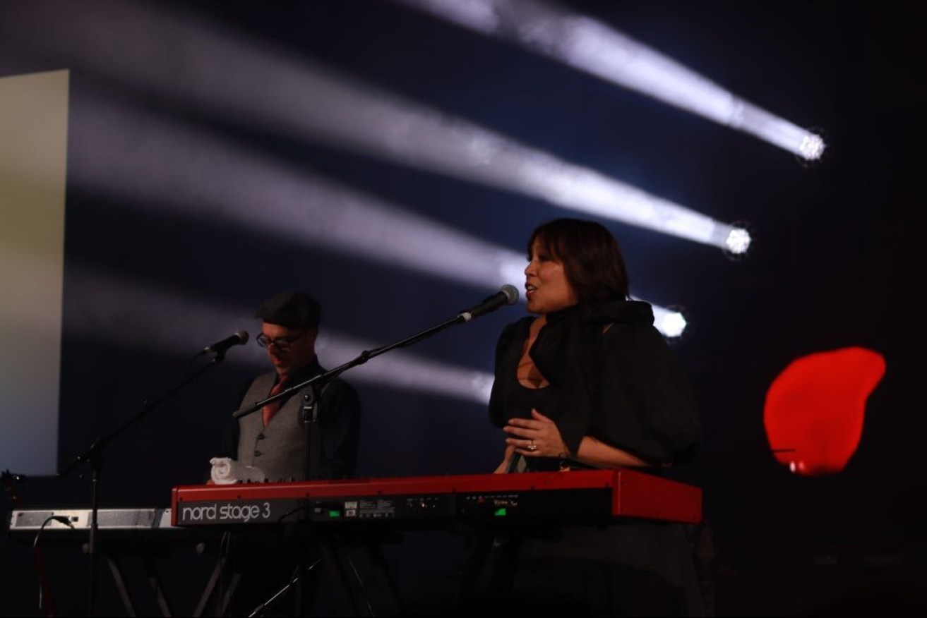 Musical icon Kate Ceberano performed at the 2023 ANZ Charity Ball