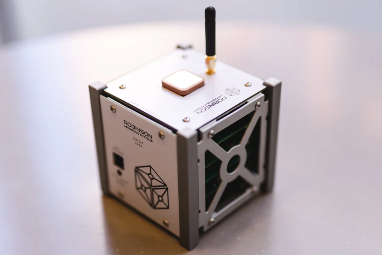 RASCube is an educational cube satellite designed to teach students about space technology. Photo: Robinson Aerospace Systems.
