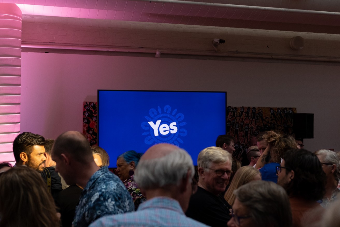 The national yes campaign for the  Indigenous Voice to parliament was launched in Adelaide on March 2. Photo: Johnny von Einem/CityMag