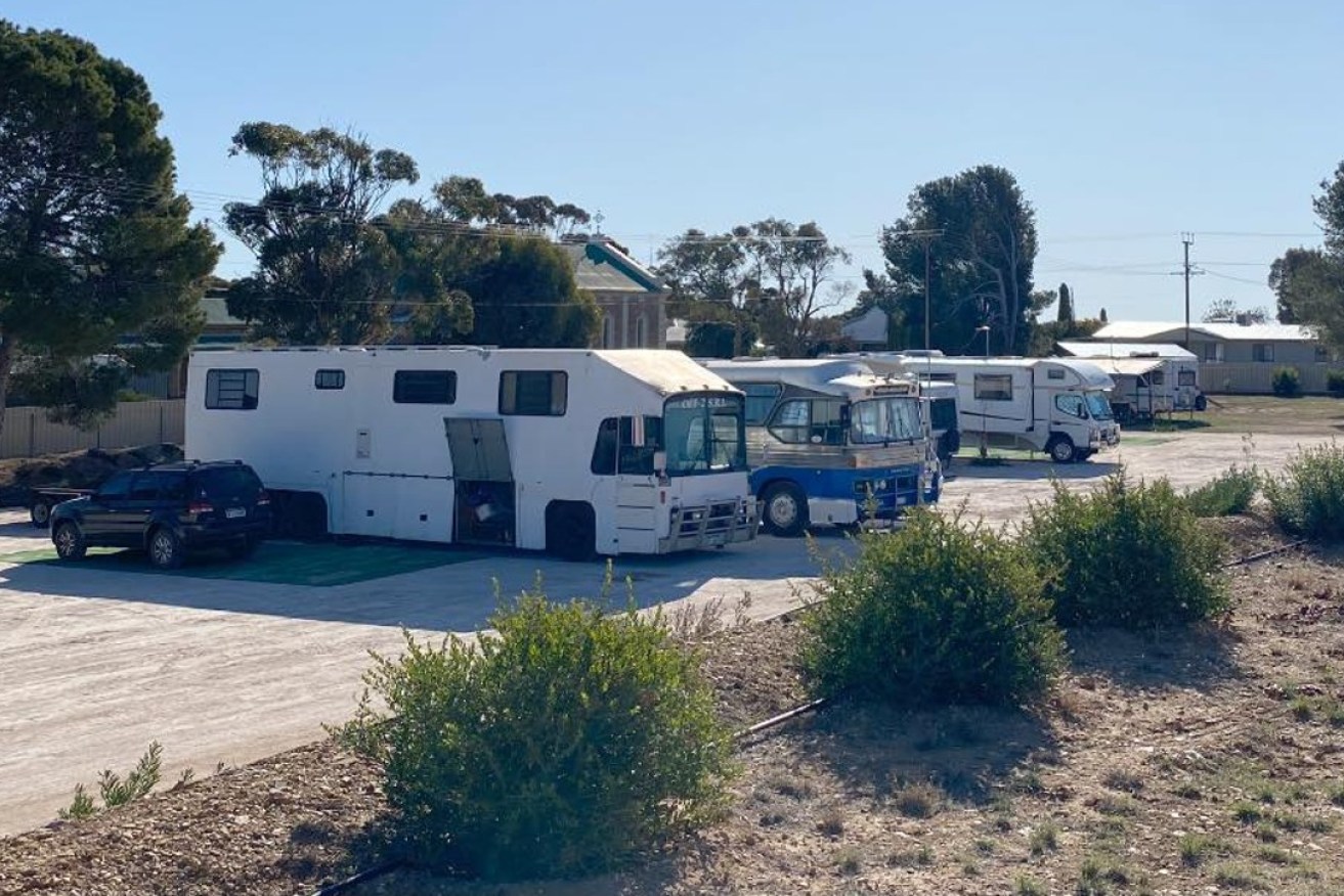 The Booleroo Centre RV Park in the small Southern Flinders Ranges town near Mount Remarkable.