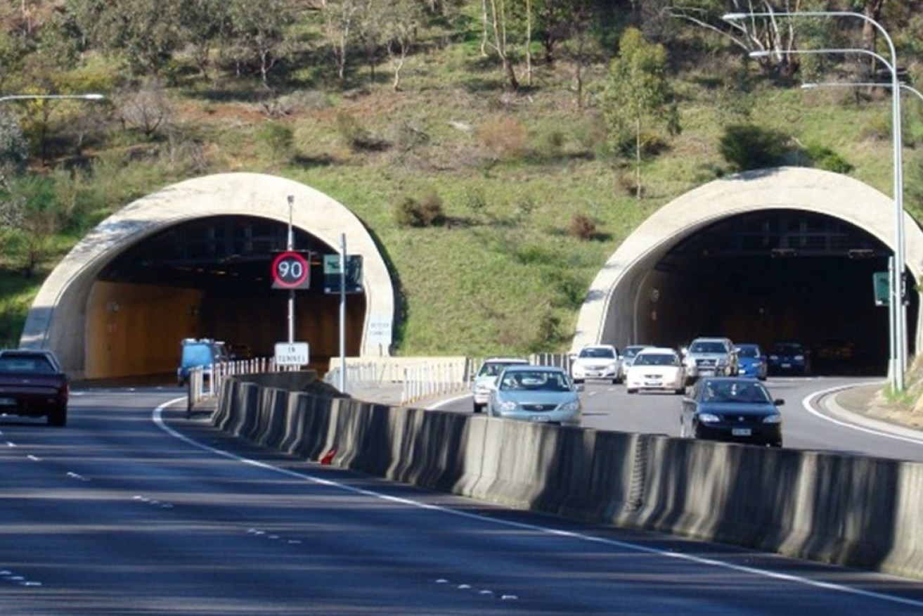 The Heysen Tunnels on the South-Eastern Freeway will be upgraded. Photo supplied