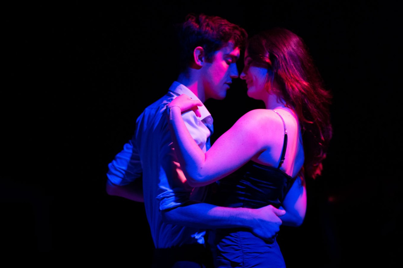 Christian Bartlett and Kate Owen in Famous Last Words' production 'Miss Julie (After Strindberg)'. Photo: Philippos Ziakas