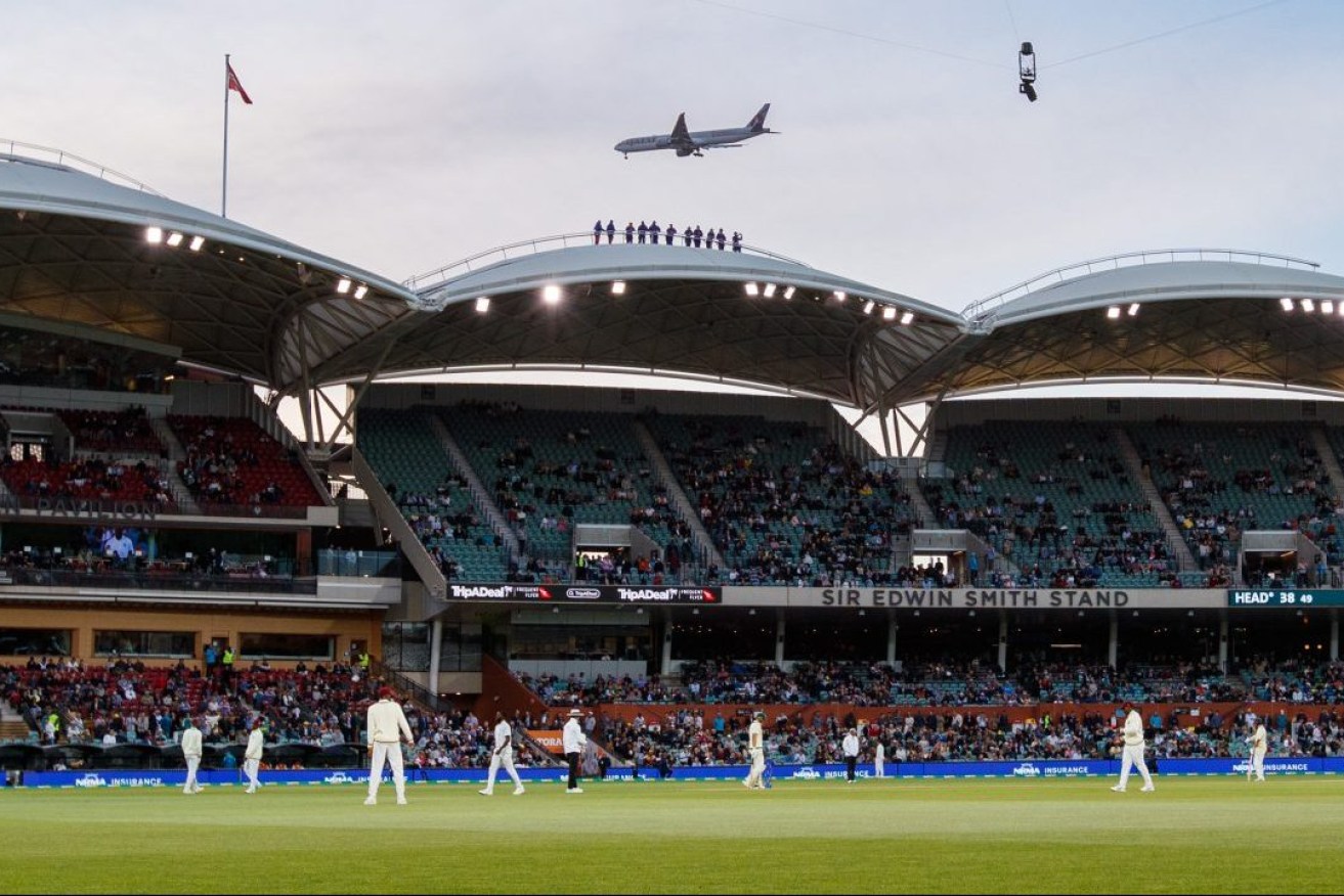 The Adelaide Oval playing host to Australia and the West Indies in a day-night test in December 2022. The two nations will face off in Adelaide again in January 2024 - but only as a day test. Photo: Matt Turner/AAP