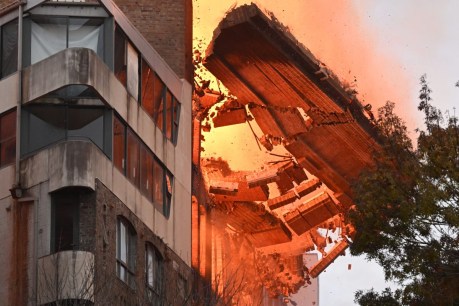 Teens hand themselves in after blaze destroys heritage building