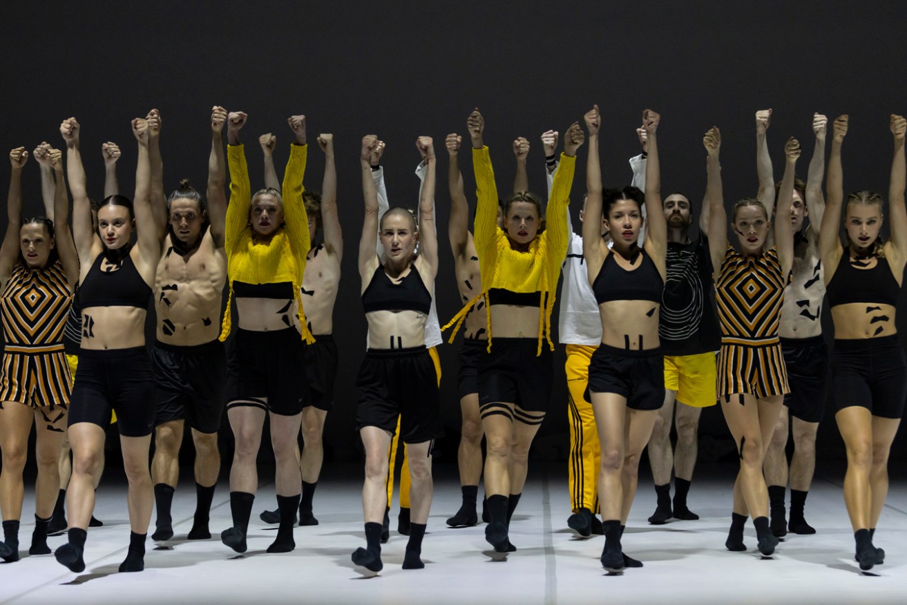 'Forever & Ever', with its nods to the club scene and fashion world, is the perfect finale for Sydney Dance Company's triple bill 'Ascent'. Photo: Pedro Greig / supplied