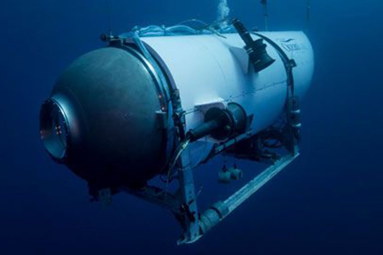 The OceanGate Expeditions' Titan submersible imploded while descending to the Titanic wreck. Photo: OceanGate Expeditions via AP