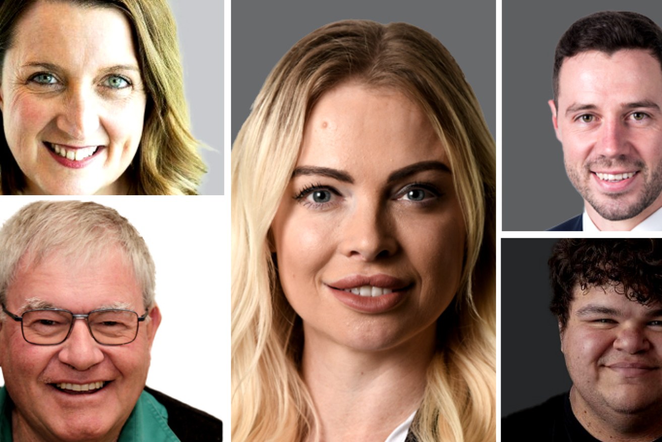 Marni Cook (above, left), Andrew Polkinhorne (below, left), Yulia Petrenko (centre), Luke Brown (above, right) and Alfred Lowe (below, right) have all been appointed to new roles. 