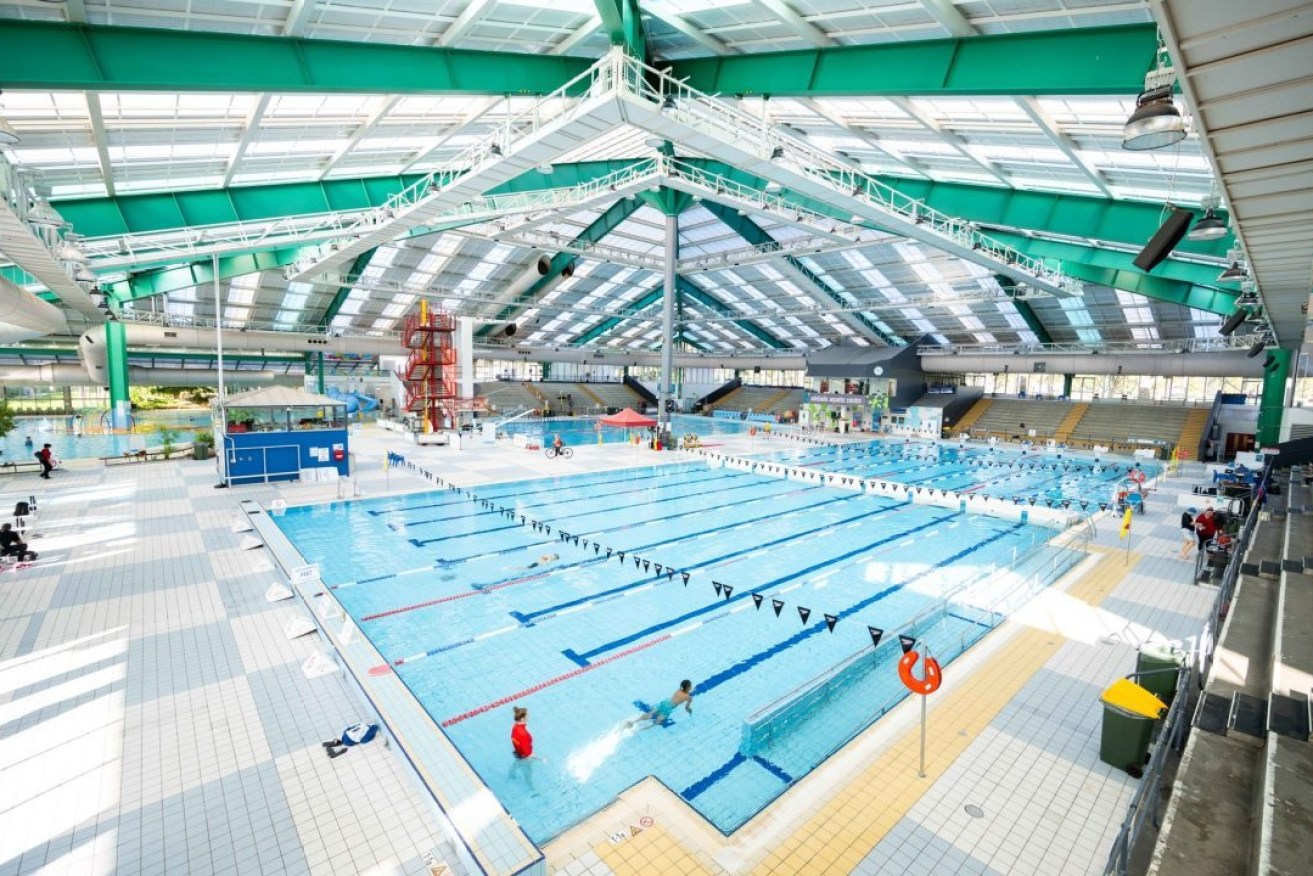 The soon-to-be demolished Adelaide Aquatic Centre. Photo: City of Adelaide/Facebook