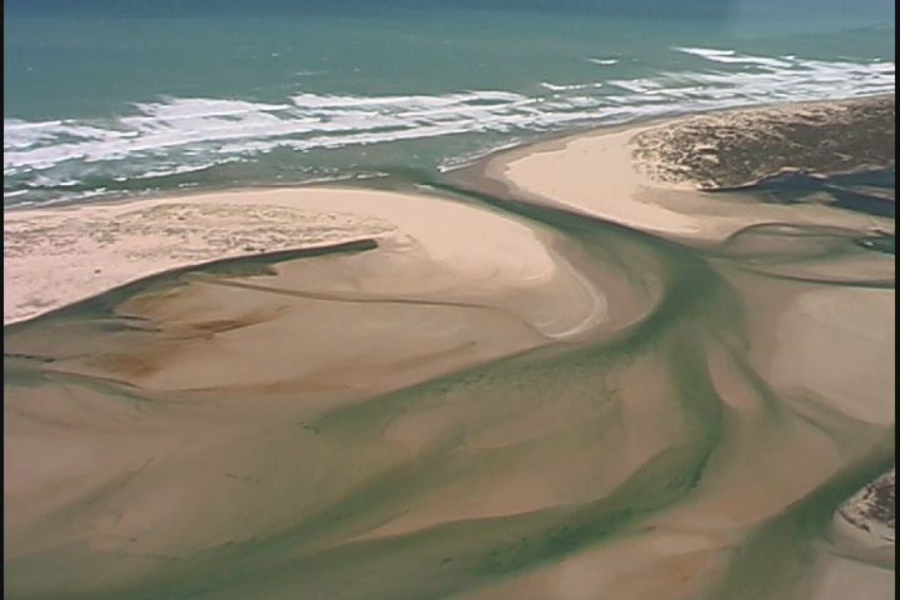 The Murray Mouth at Goolwa. Photo: file/AAP/Gary Juleff