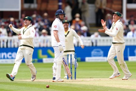 Australia wins second Test amid stumping controversy