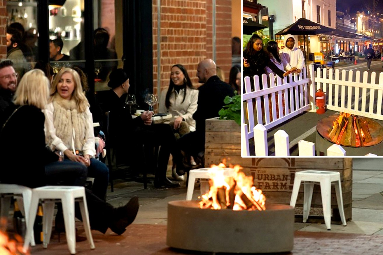 Fire pits in the East End now have safety barriers. Photos supplied.