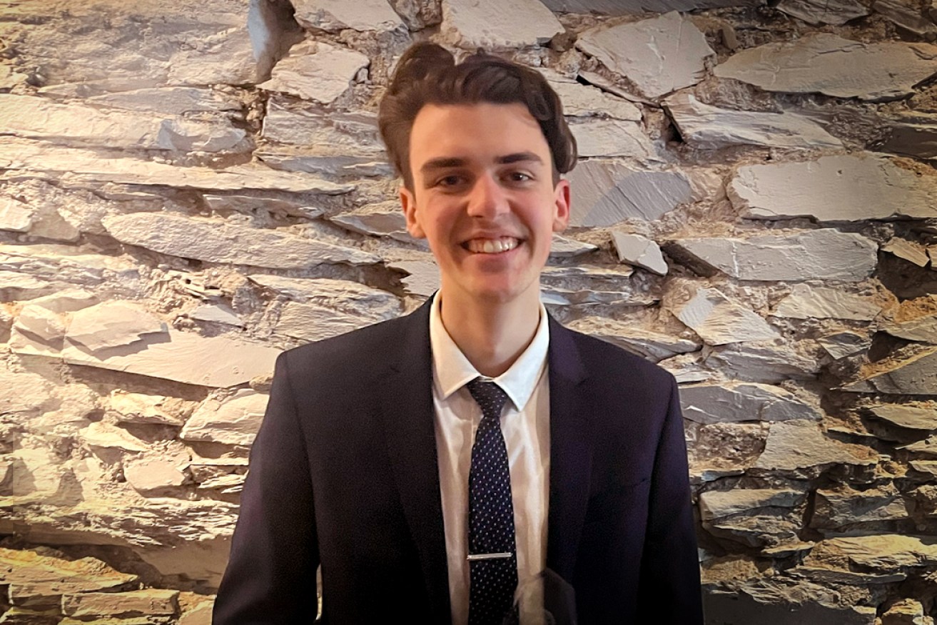 InDaily's Thomas Kelsall has been named Best Young Journalist at the 2023 SA Media Awards. Photo: Stephanie Richards/InDaily