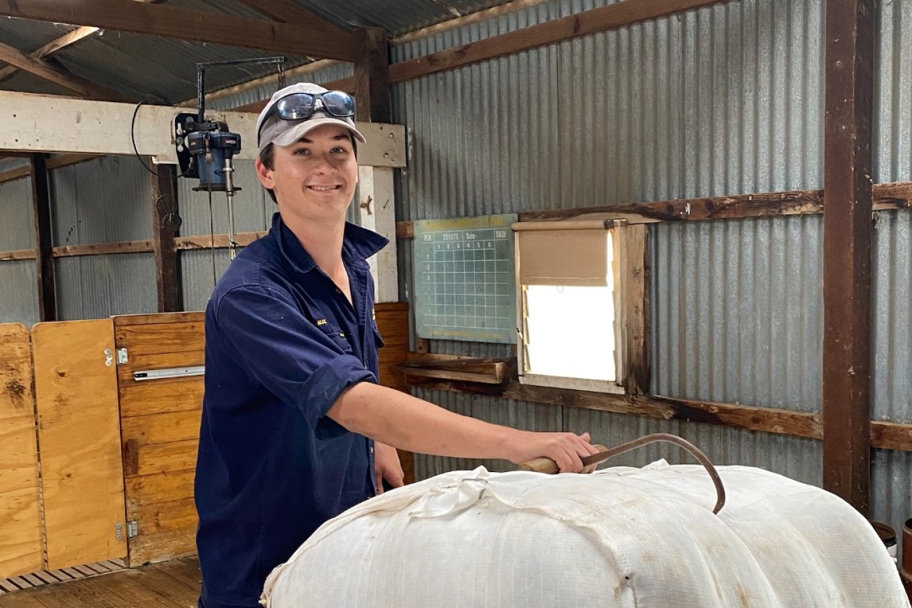 Queenslander Alex Ho moved to Cummins as a first step in a career in agriculture. Photo: AAP Image/Porter Novelli