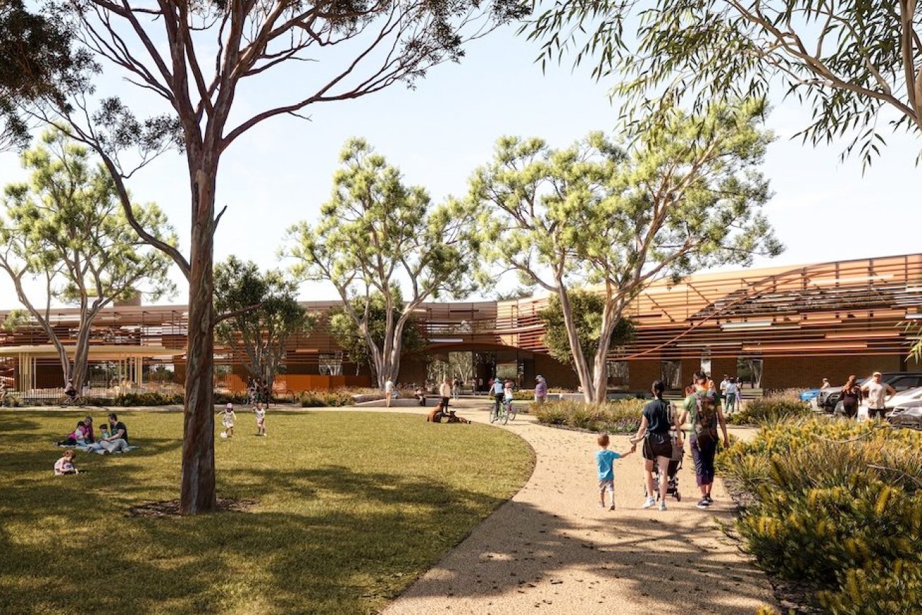 Design plans for the new Adelaide Aquatic Centre in North Adelaide. Photo: supplied