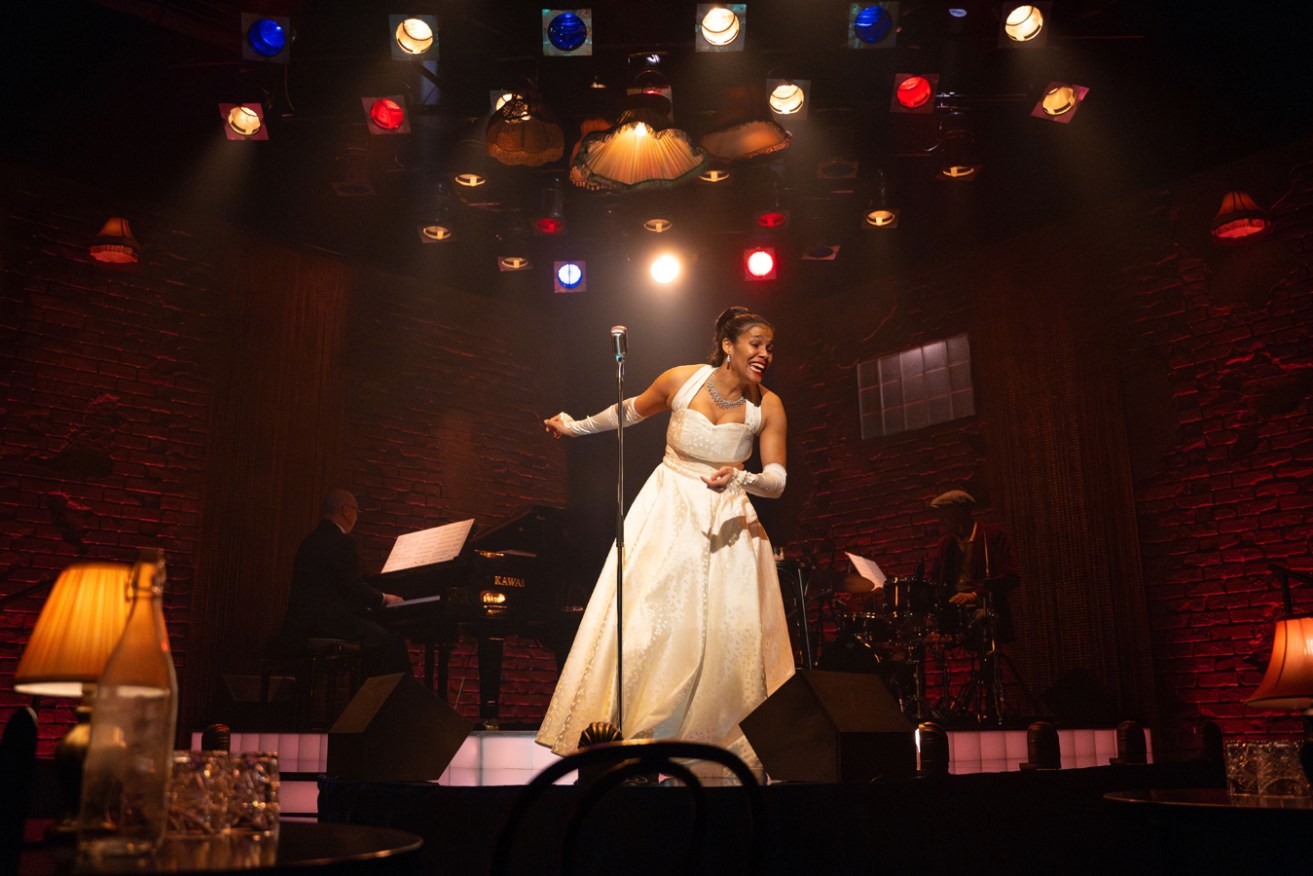 Zahra Newman is a revelation as Billie Holiday in 'Lady Day at Emerson’s Bar & Grill'. Photo: Matt Byrne / supplied